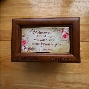 2 for $14 Bradford Granddaughter Music Jewelry Box. “You Are So beautiful”